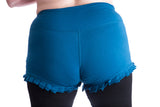 Ruffle Shorts - Blue Booby