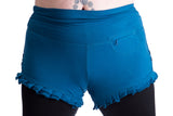 Ruffle Shorts - Blue Booby